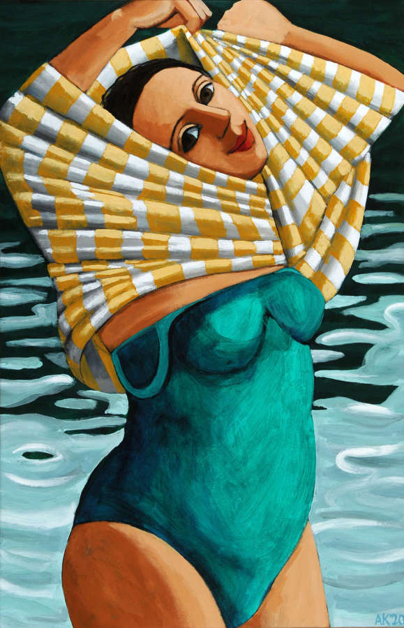 Dressing After Swimming