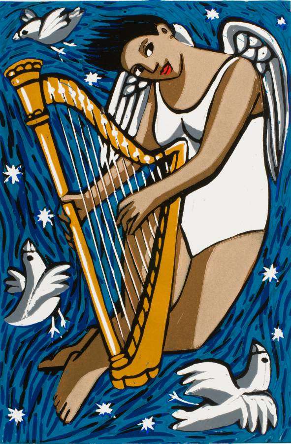 Angel with Harp