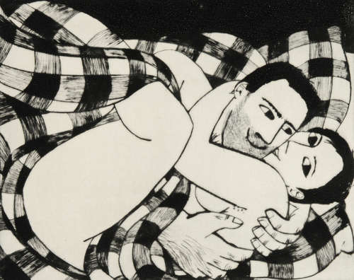 Under the Checked Duvet