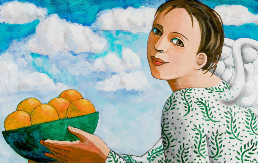 Angel with Oranges